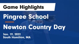 Pingree School vs Newton Country Day Game Highlights - Jan. 19, 2022