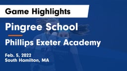 Pingree School vs Phillips Exeter Academy  Game Highlights - Feb. 5, 2022