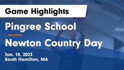 Pingree School vs Newton Country Day Game Highlights - Jan. 18, 2023