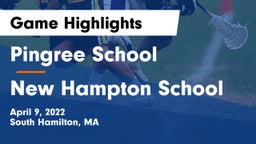 Pingree School vs New Hampton School  Game Highlights - April 9, 2022