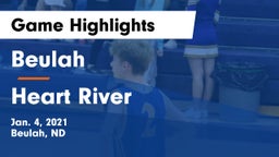 Beulah  vs Heart River  Game Highlights - Jan. 4, 2021