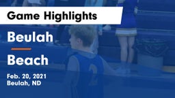 Beulah  vs Beach  Game Highlights - Feb. 20, 2021