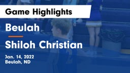 Beulah  vs Shiloh Christian  Game Highlights - Jan. 14, 2022