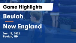Beulah  vs New England  Game Highlights - Jan. 18, 2022