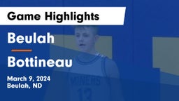 Beulah  vs Bottineau  Game Highlights - March 9, 2024