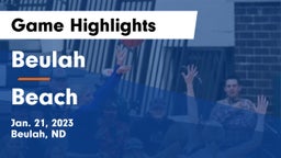 Beulah  vs Beach Game Highlights - Jan. 21, 2023