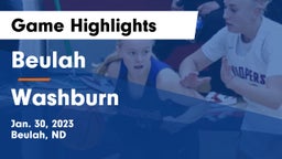 Beulah  vs Washburn Game Highlights - Jan. 30, 2023
