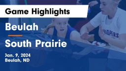 Beulah  vs South Prairie  Game Highlights - Jan. 9, 2024