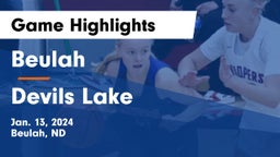Beulah  vs Devils Lake  Game Highlights - Jan. 13, 2024