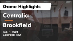 Centralia  vs Brookfield  Game Highlights - Feb. 1, 2022