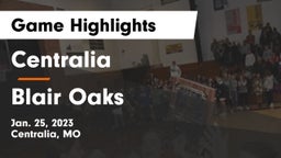 Centralia  vs Blair Oaks  Game Highlights - Jan. 25, 2023