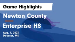 Newton County  vs Enterprise HS Game Highlights - Aug. 7, 2023