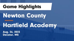 Newton County  vs Hartfield Academy  Game Highlights - Aug. 26, 2023
