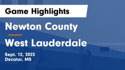 Newton County  vs West Lauderdale  Game Highlights - Sept. 12, 2023