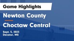 Newton County  vs Choctaw Central  Game Highlights - Sept. 5, 2023