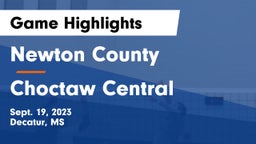 Newton County  vs Choctaw Central  Game Highlights - Sept. 19, 2023