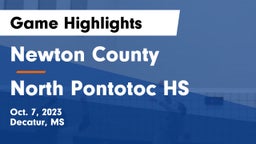 Newton County  vs North Pontotoc HS Game Highlights - Oct. 7, 2023