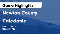Newton County  vs Caledonia  Game Highlights - Oct. 12, 2023