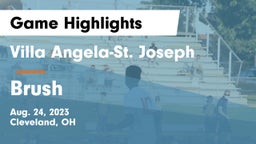 Villa Angela-St. Joseph  vs Brush  Game Highlights - Aug. 24, 2023