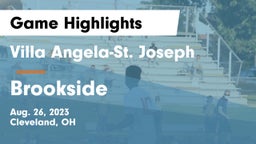 Villa Angela-St. Joseph  vs Brookside  Game Highlights - Aug. 26, 2023