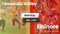 Matchup: Temecula Valley vs. Elsinore  2017