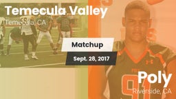 Matchup: Temecula Valley vs. Poly  2017