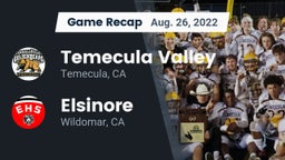Recap: Temecula Valley  vs. Elsinore  2022