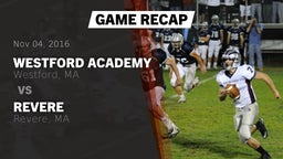 Recap: Westford Academy  vs. Revere  2016
