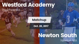 Matchup: Westford Academy vs. Newton South  2017