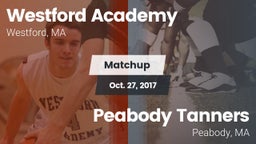 Matchup: Westford Academy vs. Peabody Tanners 2017