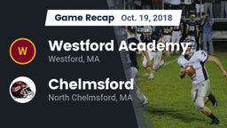 Recap: Westford Academy  vs. Chelmsford  2018