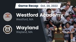 Recap: Westford Academy  vs. Wayland  2022