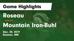 Roseau  vs Mountain Iron-Buhl  Game Highlights - Dec. 20, 2019