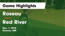 Roseau  vs Red River   Game Highlights - Dec. 1, 2018