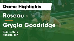 Roseau  vs Grygla Goodridge Game Highlights - Feb. 5, 2019