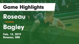 Roseau  vs Bagley Game Highlights - Feb. 14, 2019