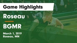Roseau  vs BGMR Game Highlights - March 1, 2019