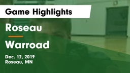 Roseau  vs Warroad  Game Highlights - Dec. 12, 2019