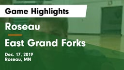 Roseau  vs East Grand Forks  Game Highlights - Dec. 17, 2019