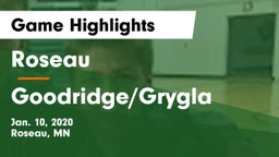 Roseau  vs Goodridge/Grygla  Game Highlights - Jan. 10, 2020