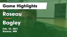 Roseau  vs Bagley  Game Highlights - Feb. 22, 2021