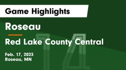 Roseau  vs Red Lake County Central Game Highlights - Feb. 17, 2023