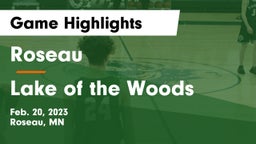 Roseau  vs Lake of the Woods  Game Highlights - Feb. 20, 2023