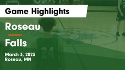 Roseau  vs Falls  Game Highlights - March 3, 2023