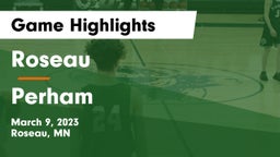 Roseau  vs Perham  Game Highlights - March 9, 2023