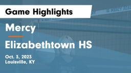 Mercy  vs Elizabethtown HS Game Highlights - Oct. 3, 2023