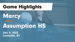 Mercy  vs Assumption HS Game Highlights - Oct. 5, 2023