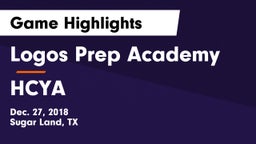 Logos Prep Academy  vs HCYA Game Highlights - Dec. 27, 2018