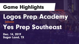 Logos Prep Academy  vs Yes Prep Southeast Game Highlights - Dec. 14, 2019