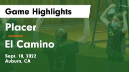 Placer  vs El Camino Game Highlights - Sept. 10, 2022